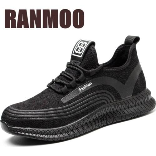 Outdoor Men and Women Safety Boots Casual Sneakers Men Breathable Shoes All Season light Soft Bottom Comfort Sneakers Big Size