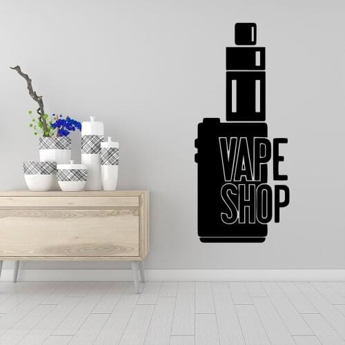 Cartoon vape shop Vinyl Wallpaper Roll Furniture Decorative Nursery Room Decor Waterproof Wall Art Decal