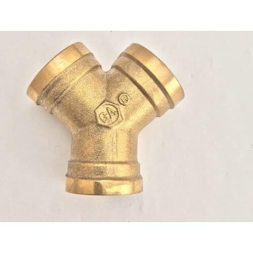 Y Style Brass Tee BSP 1/2 inch Female Equal iSentrol Fittings