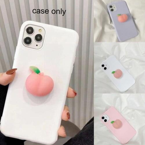 Fun And Cute Pinch Powder Peach For IPhone12 Soft For11/xr/x/6S For11promax For 7plus Couple Color O1U7