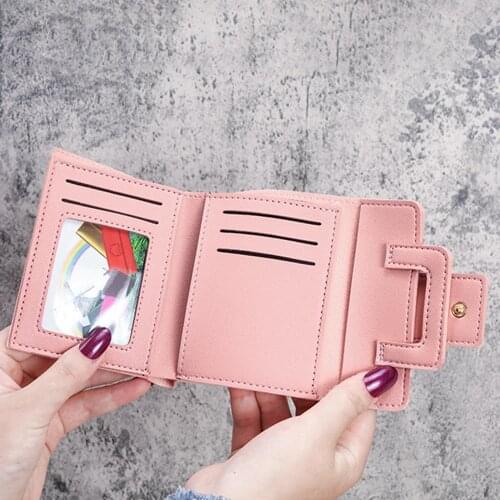 Women Wallet Pouch Handbag Tassel Coin Purse Pu Leather Purse Fashion Card Holders Wallet Short Wallet Mini Money Purses