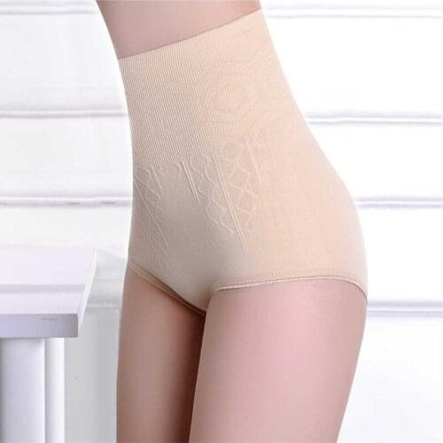 1pcs Women Solid Color Seamless High Waist Shapewear Corset Briefs Magic Body Shapewear Lady Corset Underwear