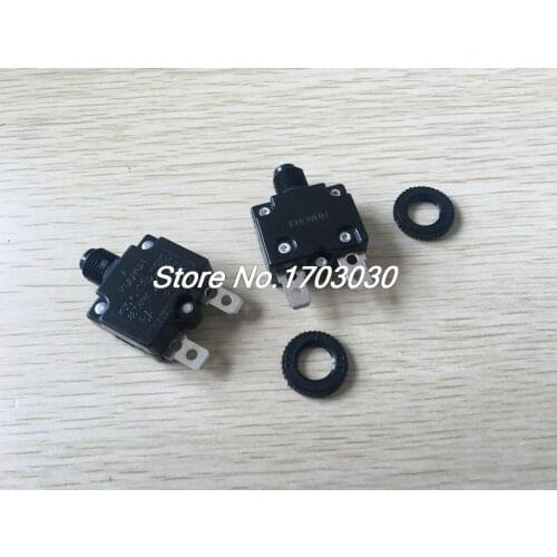 2 pcs 5A amp RESET BUTTON FUSE thermal overload fuse