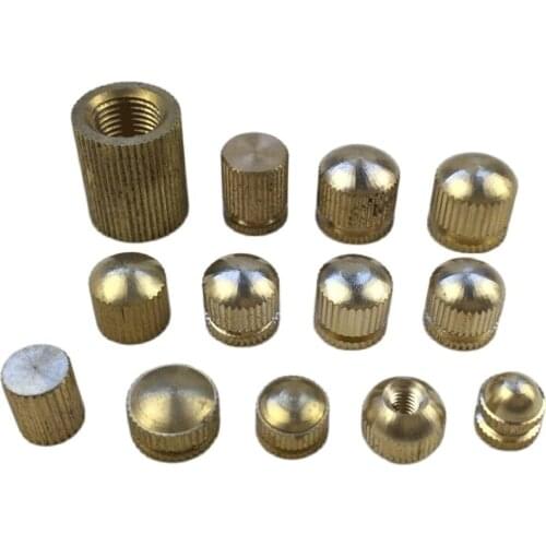 20/10Pcs M3 M4 M5 M6 M8 M10 M12 M14 M16 Brass Cap Hex Nuts Decorative Dome Head Cover Semicircle Acorn Nut