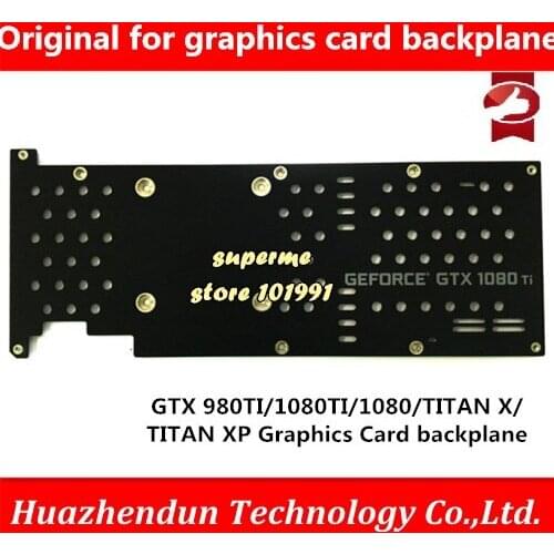 200PCS/LOT New Original for GTX980TI/GTX1080TI/GTX1080/TITAN X/TITAN XP graphics card cooling fan backplane Block backboard