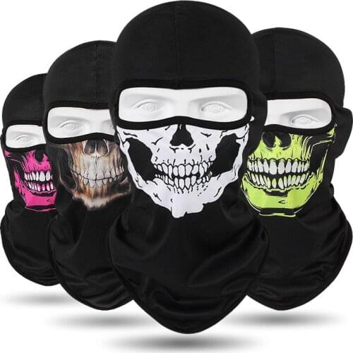 Outdoor Sunscreen Balaclava Motorcycle Skull Face Mask Quick-drying Breathable Cycling Wind Cap Ski Mask MTB Bicycle Headgear