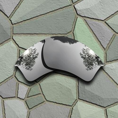 Chrome Sunglasses Polarized Replacement Lenses for Oakley Half Jacket 2.0 XL
