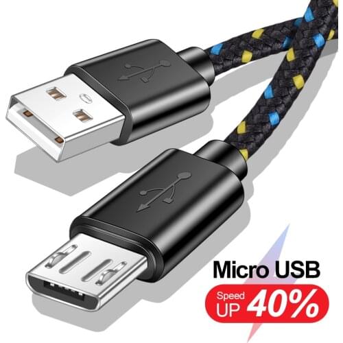 Micro USB Cable 0.5M 1M 2M 3M Fast Charging Data Cord Charger Adapter For Samsung S7 Xiaomi Huawei Android Phone Microusb Cable