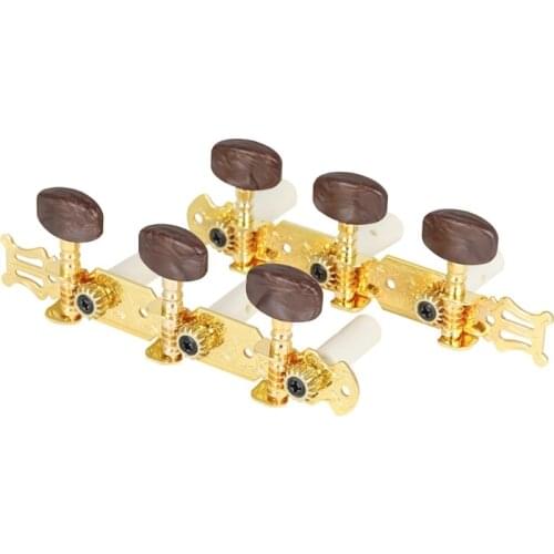 Classical Guitar Tuning Peg Machine Heads Tuning Key Pegs 3+3 Tuners for Nylon Strings