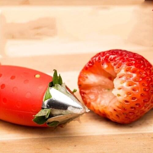 Kitchen Fruit gadget strawberry slicer strawberry corer strawberry stem remover Fruit Cutter Slice Kitchen Tools
