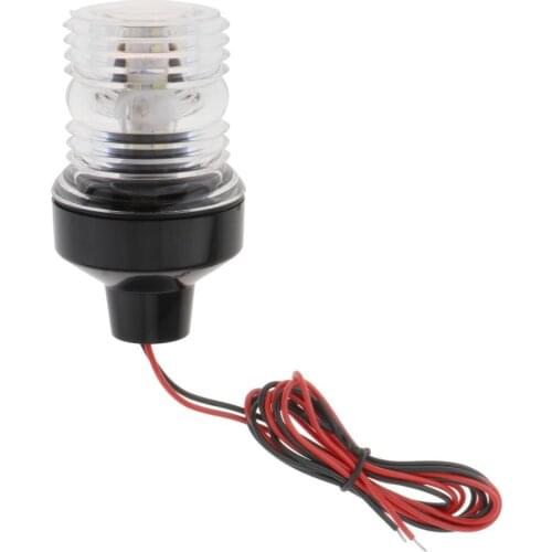 12-24V 5W Marine Navigation LED Light IP66 Waterproof PC Resin+ABS Lamp /w/ 3.28ft Cable