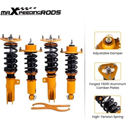 Lowering Coilovers Kits For Toyota Corolla S Sedan 09-16 Absorbers Spring Struts Adj. Damper Spring Shock Struts