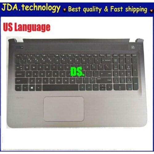 MEIARROW New Palmrest topcase for HP Pavilion 15-AB 15AB 15-ab065tx ab297TX US Keyboard Upper Cover Touchpad