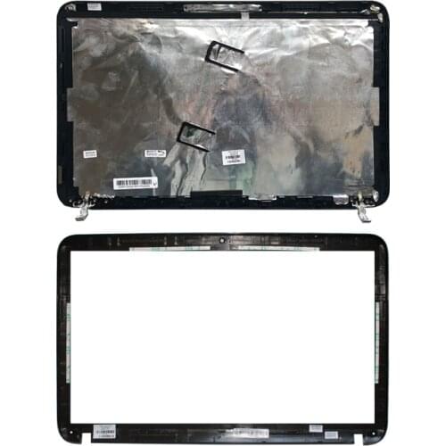 NEW LCD back black cover/LCD front bezel For HP Pavilion DV6 DV6-6000 665288-001 640417-001