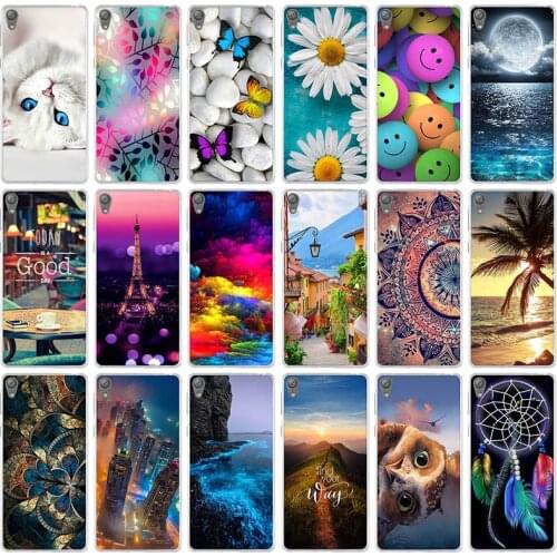 New Painted Cover Cases For Sony Xperia E5 F3311 F3313 Soft Silicone TPU Back Cover Phone Case For Sony Xperia E5 E 5 Fundas