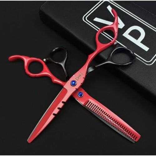 6'' JP Hairdressing Scissors Hairdressing Thinning Scissors Professional Barber hair scissors tools salon barber haircut set