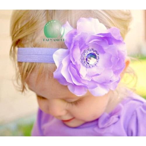 2019 baby headwear big flower girls' headbands