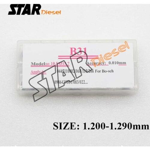 B31 Injectors Shim O Ring and CR Injector Pad Adjusting Shim, Spacer Shim Gasket Size from 1.200-1.290mm ,50 piece/lot