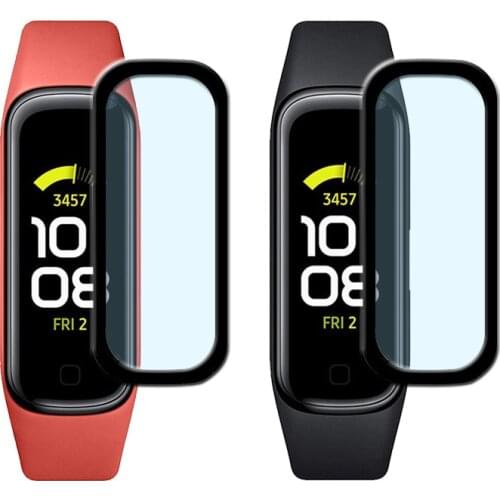 Clear Fingerprint Proof 3D Protective Film For Samsung Galaxy Fit2 Soft Fibre Glass Full Coverage Guard Cover Screen Protector