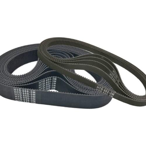 HTD3M-516/519/522/525/549/552/555/558 Rubber timing belt 1pc