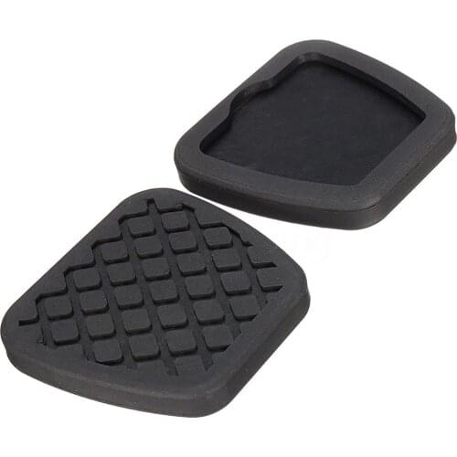 2pcs 6.2*6cm Rubber Car Clutch And Brake Pedal Pad Cover for Honda Acura Anti Slip Cover replacement for Honda CRX/CRV/CL