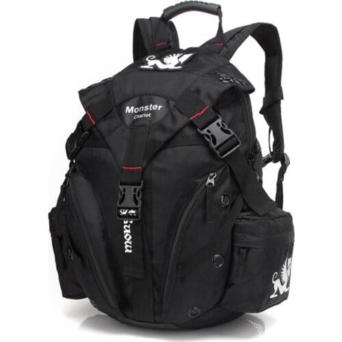 Motorcycle Helmet Backpack Waterproof Large Capacity Laptop Bag for Riding Sports