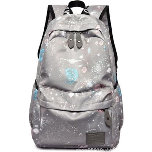 Womens Middle School Student School Bag Fashion Student School Bag College Style High School Students Backpack For Girls Mochila