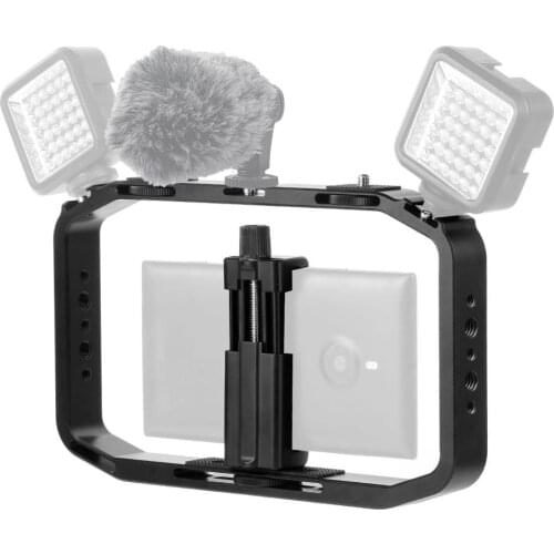 DJI Osmo Action Camera Stabilizer Micro SLR Handheld Video Rig Filmmaking Vlogging Cage Holder for GoPro HERO7/6/5 /DJI Osm