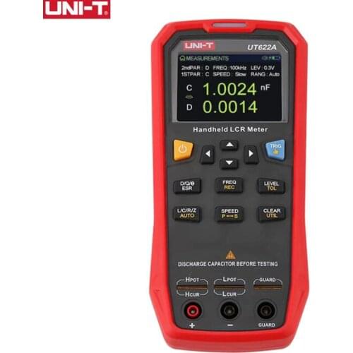 UNI-T UT622A UT622C UT622E Handheld LCR Digital Bridge Frequency Inductance Resistance Capacitance Tester Multimeter Ohmmeter