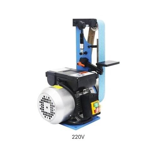 220V/380V Abrasive Belt Machine Vertical Sander Belt Grinder Polisher Woodworking Sanding Grinding Polishing Machine Sharpener