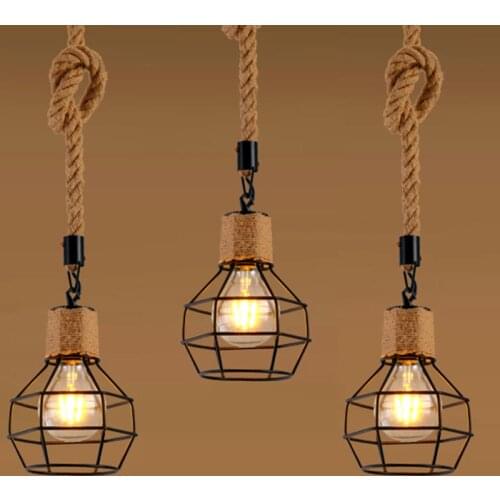 2020 NEW 1 Piece Pendant lamp Lampshade Loft Hanging Light for Restaurant Home Living Room Decoration (Without Bulb)