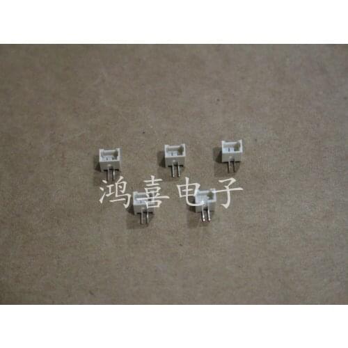 WZSM New 1.25mm pitch 2 pin FFC FPC ribbon cable connector Bending of plug Free Shipping