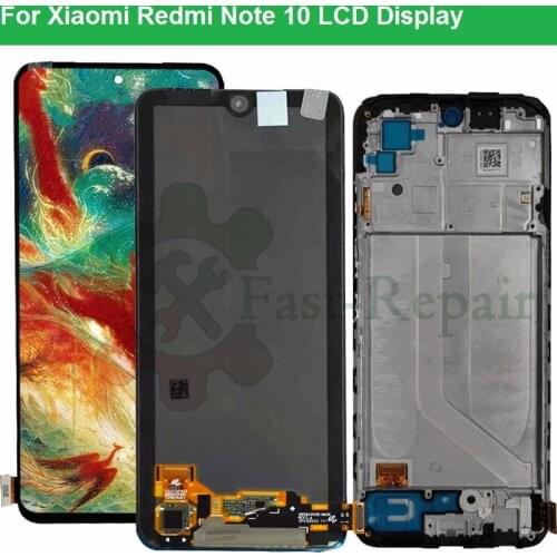 6.43''original super amoled for Xiaomi Redmi Note 10 lcd for redmi note 10 M2101K7AI, M2101K7AG lcd with touch screen digitizer