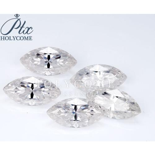 3X6mm D VVS1Marquise Cut Top Quality Profeesional Loose Moissanite Suuplier Pass Moisanite Tester Accept Customzation Wholesale