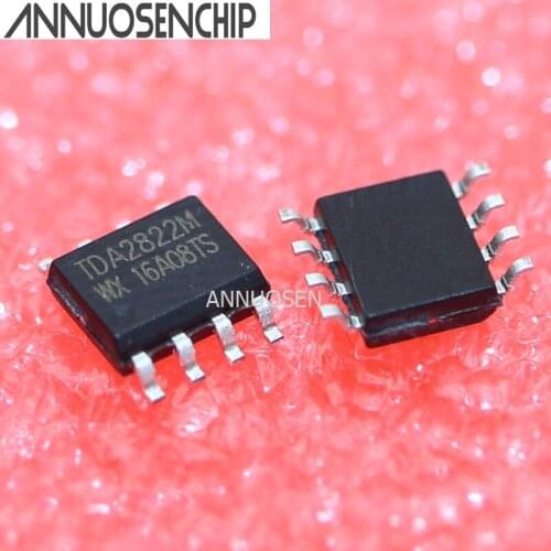 10PCS TDA2822M SOP8 TDA2822 SOP SMD new and original