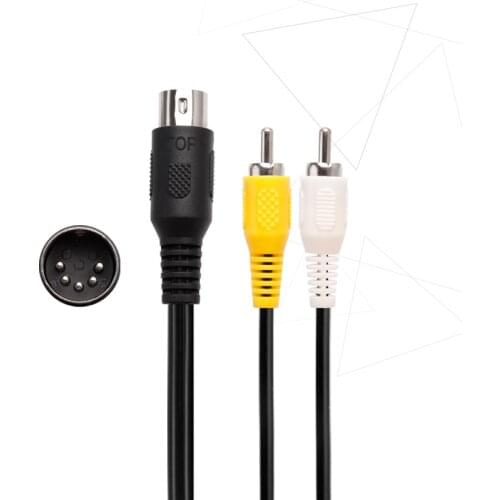 5 PCS Composite AV Cable Lead Scart for Sega Mega Drive1 Master System 1