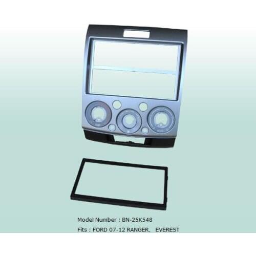 Car Fascias Double Din Radio Audio Panel Frame Dash Kit For Ford Ranger Everest 2007 2008 2009 2010 2011 2012