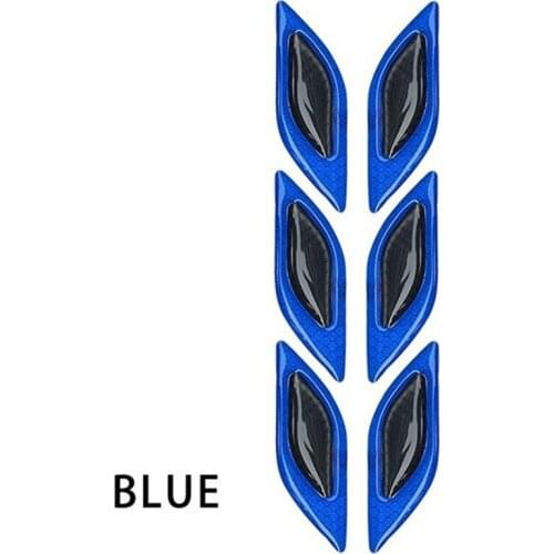 6Pcs/Set Carbon fiber Car Reflective Strips Sticker For Land Rover v8 discovery 4 2 3 x8 freelander 1 2 defender A8 a9 for Jeep