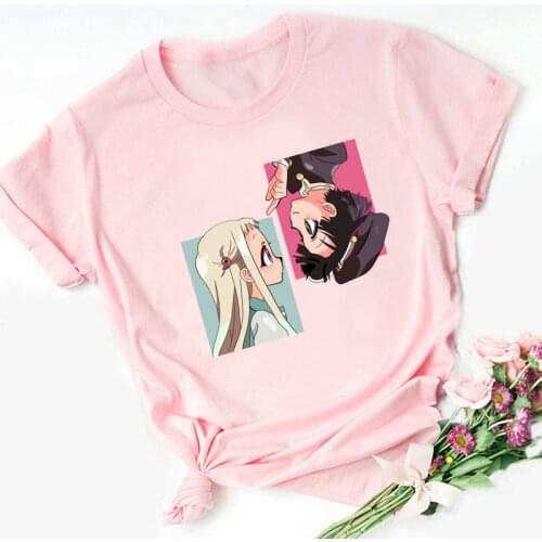 Shaman King Graphic Pink Tees Kawaii Japanese Anime Toilet Bound Hanako Kun T Shirt Women Funny Cartoon Inuyasha Tshirt