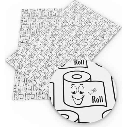 20*33cm Flower Print Synthetic Leather Sheets in Crafts Fabrics for Patchwork in Crafts,1Yc10670