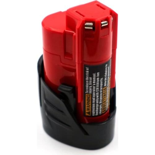 Power tool battery,Mil 10.8A 2000mAh Li-ion 48-11-2401 48-11-2402 C12B C12BX M12 2207-20 49-24-0146 C12D C12HZ C12IC 2311-21