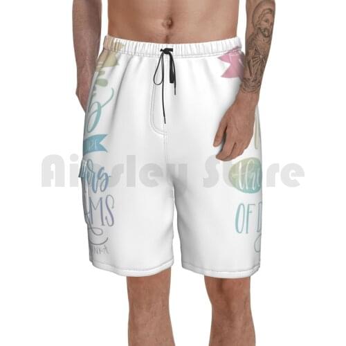 Dreamers Of Dreams Quote Beach Shorts Men Beach Pants Swimwear We Music Makers Dreamers Dreams Willy Wonka Roald