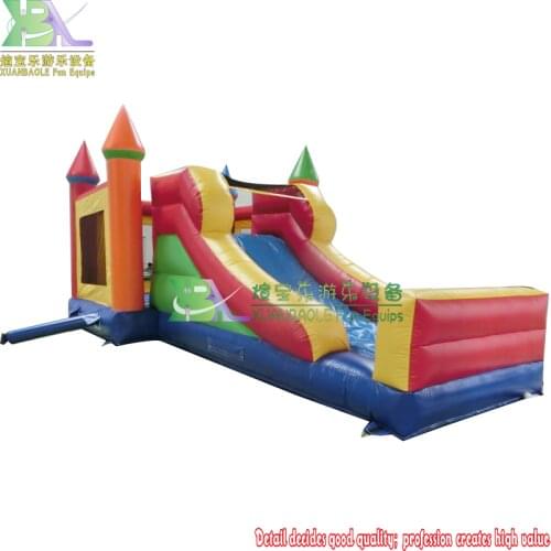 32sqm 0.55mm PVC Classical and fashion theme park Combo jumping inflatable castle with CE and EN71