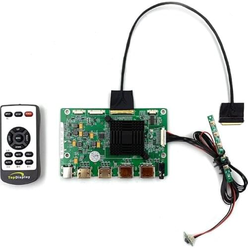 VGA+DP+Audio 4K LCD controller board support 17.3 inch B173ZAN01.0 B173ZAN01.1 4K lcd panel with 3840*2160