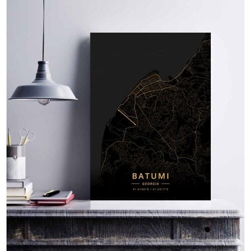 Batumi Kutaisi Tbilisi Georgi Poster