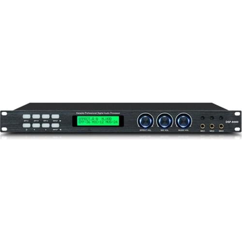 DSP Professional Power Karaoke-designed Preamp With 99 Digital Reverb Effects Adjustment Loudspeaker Without Noise for Stage 800
