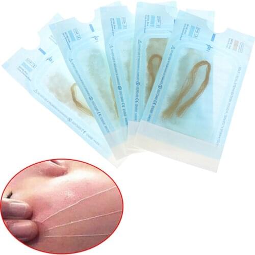 1/5Pcs Gold Carved Protein Line Enhances Facial Firming And Improves Relaxation And Fades Fine Lines Crows Feet Skin Care Tools