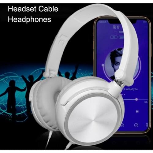 Wired Computer Headset with Microphone Heavy Bass Game Karaoke Voice Headset NK-Shopping