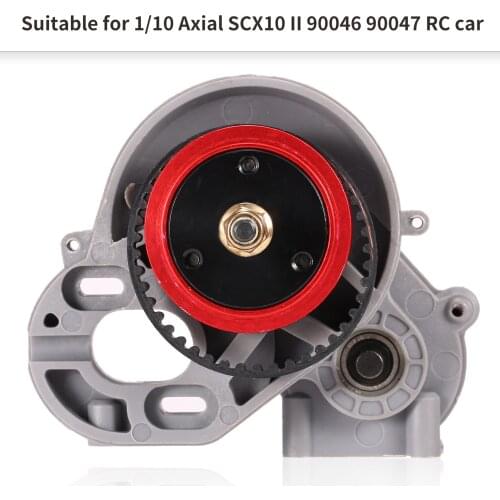 Replacement Gear Box for 1/10 Axial SCX10 II 90046 90047 Complete Metal Gear with Gear Full Assembled Transmission RC Parts