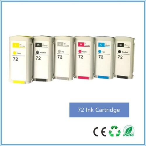 Compatible Ink Cartridge for HP 72 for hp72 ink cartridge With Chip T610 T620 T770 T790 T795 T1100 T1120 T1200 T1300 T2300